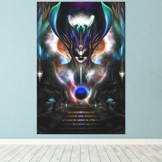 Taidushan Sai Spirit Power WD Canvas print (Insitu (Houten vloer))