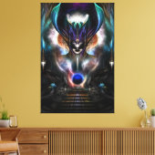 Taidushan Sai Spirit Power WD Canvas print (Insitu (Woonkamer))