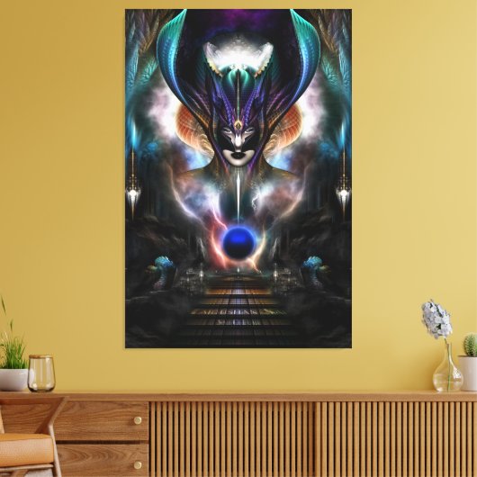 Taidushan Sai Spirit Power WD Canvas print (Insitu (Woonkamer))