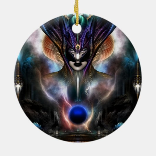 Taidushan Sai Spirit Power WD Keramisch Ornament (Achterkant)