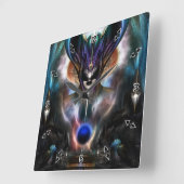 Taidushan Sai Spirit Power WD Vierkante Klok (Hoek)