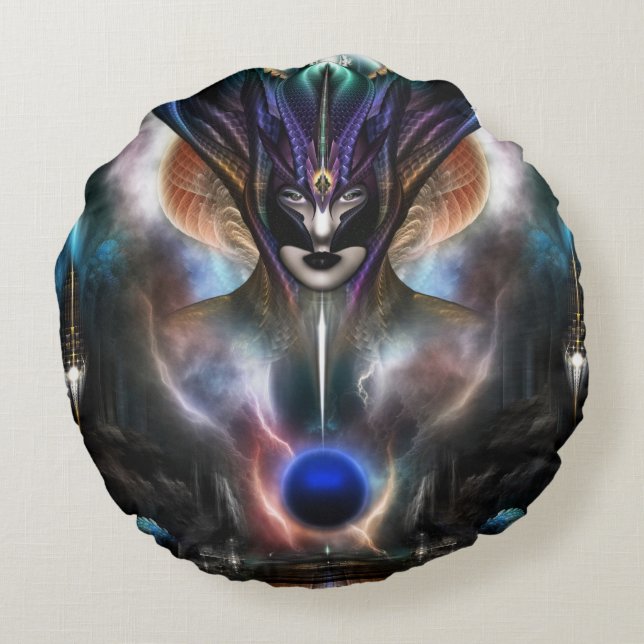 Taidushan Sai Spirit WD Round Pillow Rond Kussen (Achterkant)