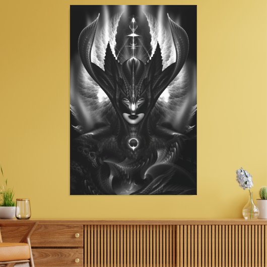 Taidushan Sai Talons of Time BlackSun Canvas Print (Insitu (Woonkamer))