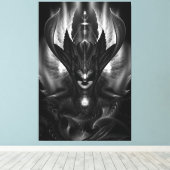 Taidushan zei dat de talonen van tijdgebonden canv canvas afdruk (Insitu (Houten vloer))