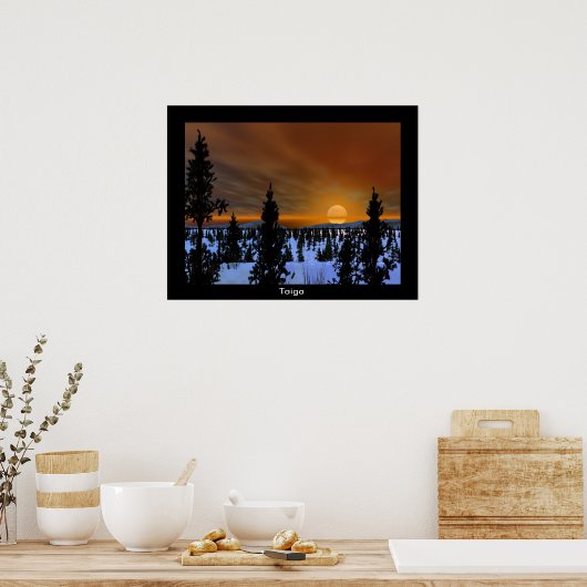 Taiga Poster (Keuken)