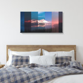 Taiga (serie) canvas afdruk (Insitu (Slaapkamer))