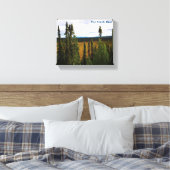 Taiga Summer Canvas Afdruk (Insitu (Slaapkamer))