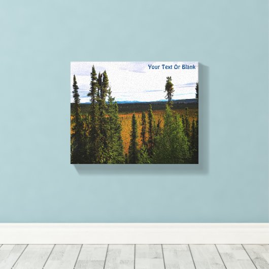 Taiga Summer Canvas Afdruk (Insitu (Houten vloer))