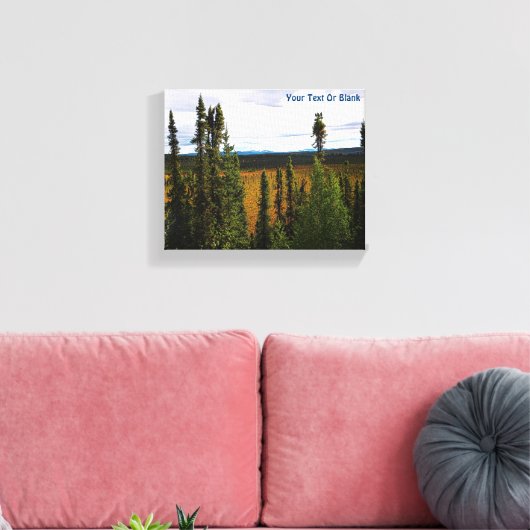 Taiga Summer Canvas Afdruk (Insitu (Woonkamer))