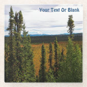 Taiga Summer Glazen Onderzetter (Voorkant)