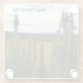 Taiga Summer Glazen Onderzetter (Achterkant)