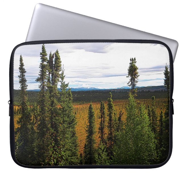 Taiga Summer Laptop Sleeve (Voorkant)