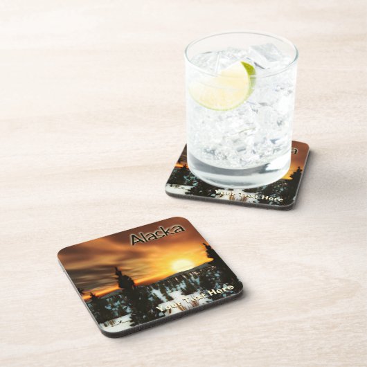 Taiga Sun - Alaska Bier Onderzetter (Rechterzijde)