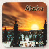 Taiga Sun - Alaska Bier Onderzetter (Voorkant)