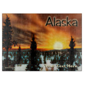 Taiga Sun - Alaska Snijplank (Voorkant)