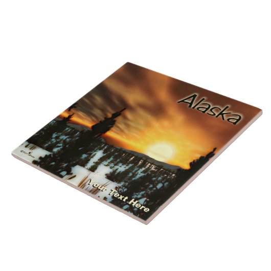 Taiga Sun - Alaska Tegeltje (Zijkant)