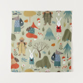 Taiga Wildlife:  Kinder Patroon Wandkleed (Voorkant)