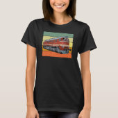 Taigatrommel Diesel-Locomotive Taiga Drum BR 120 R T-shirt (Voorkant)