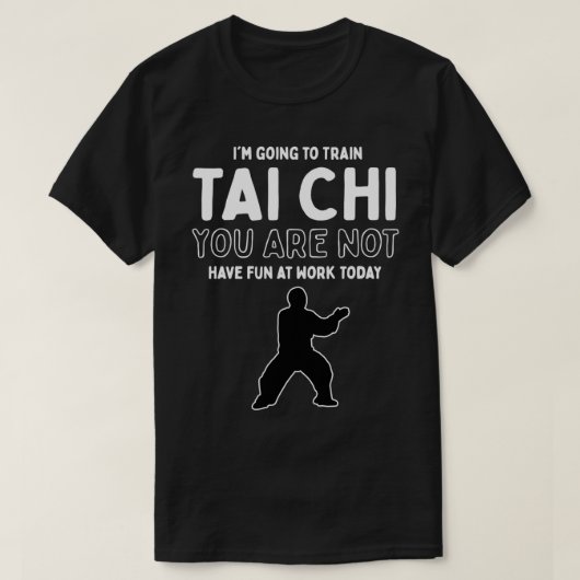 Taiji Chuan Martial Arts Chinese Shadow Boxing ai T-shirt (Design voorkant)
