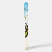 Taiji Flower – Groene en Gele Bloemkunst Case-Mate iPhone Case (Achterkant / Links)