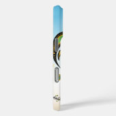 Taiji Flower – Groene en Gele Bloemkunst Case-Mate iPhone Case (Achterkant / Rechts)