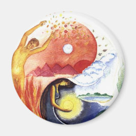 Taijitu illustreert de polariteit magneet