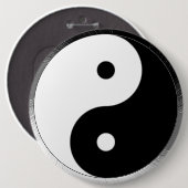 Taijitu Ronde Button 6,0 Cm (Voorkant /achterkant)