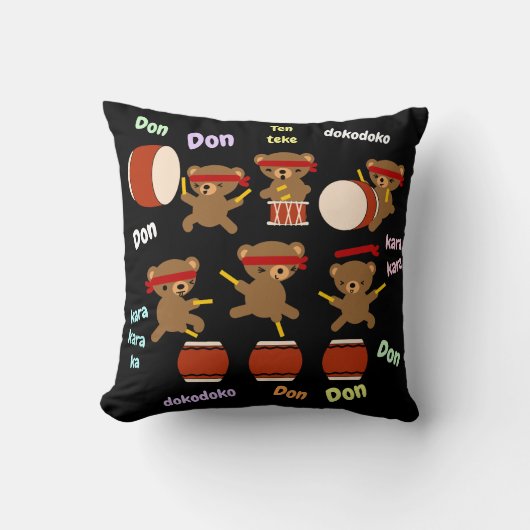 Taiko Drum geeft Beren die tijdens het decor worde Kussen (Voorkant)