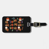 Taiko Drum Gifts ID Label Kawaii Beren Taiko afspe Bagagelabel (Voorkant horizontaal)