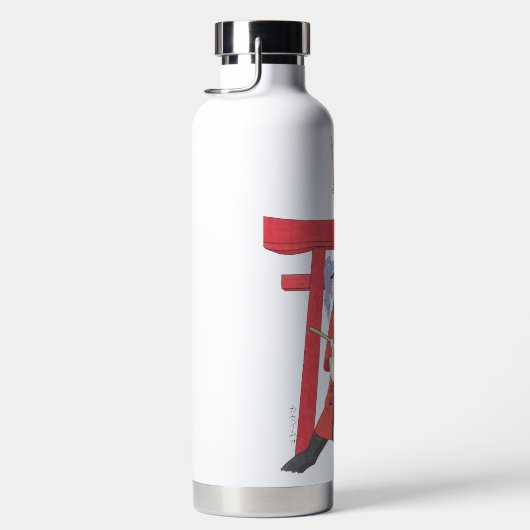 Taiko Drummer Akiko Waterfles (Rechts)