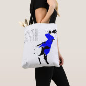 Taiko drummer canvas tas (Dichtbij)