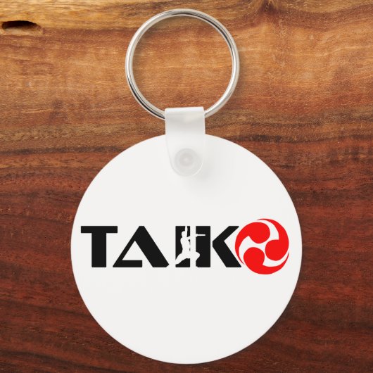 Taiko Guy (Ontwerp 1) Sleutelhanger (Voorkant)