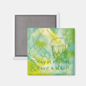 Taiko Magneet met leuke qoute (Voorkant / Achterkant)