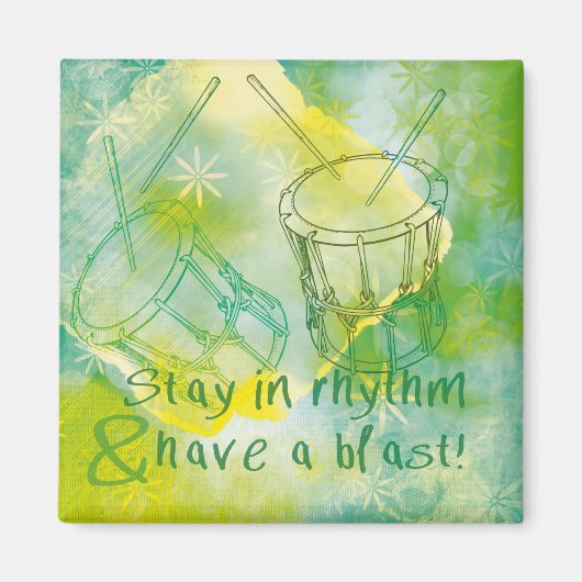 Taiko Magneet met leuke qoute (Voorkant)