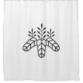 Taiko paulownia douchegordijn (Voorkant)