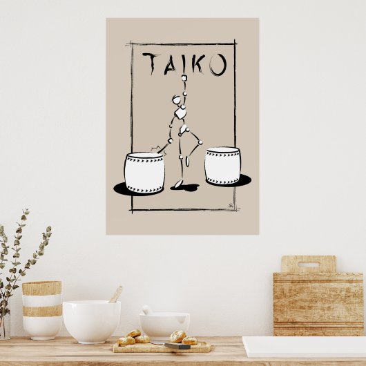 Taiko Poster (Keuken)