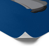 Taiko smelt als Geweldige (Art + Haiku) Poster (Hoek)