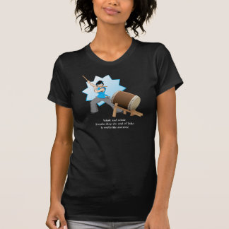 Taiko smelt als Geweldige (Art + Haiku) T-shirt