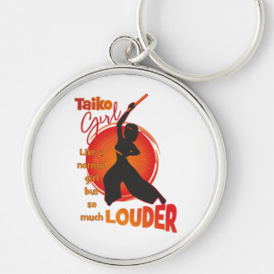 TaikoGirl (halflang) Sleutelhanger