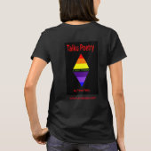 Taiku Poetry T-shirt in zwart en kleuren (Achterkant)