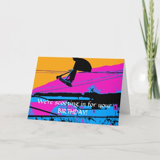 Tail die hoge vliegscooter graaft kaart (Voorkant)