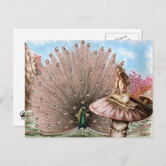 Tail draaien briefkaart (Voorkant / Achterkant)