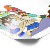 Tail harem foto afdruk (Hoek)