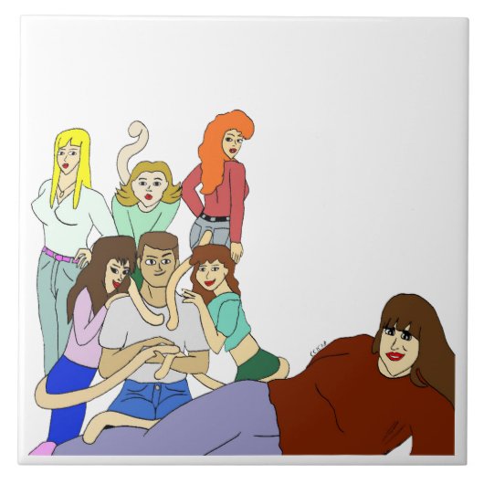 Tail harem tegeltje (Voorkant)