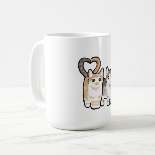 Tail of Love Koffiemok (Voorkant links)