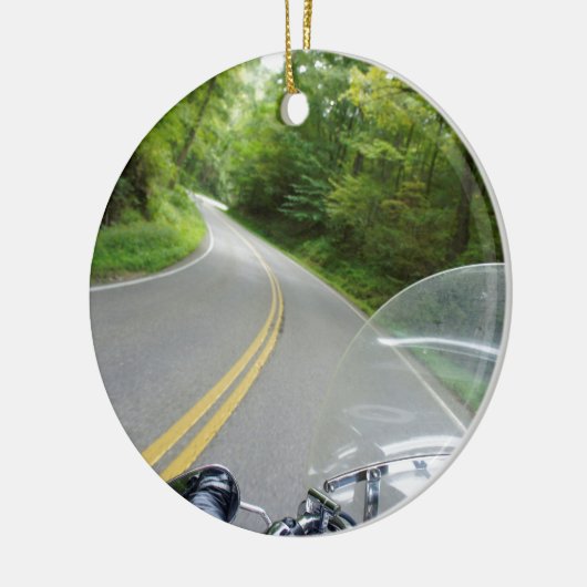 Tail van de draak keramisch ornament (Links)