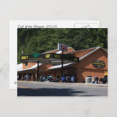 Tail van de Draak, US129, 11 mijl, 318 curves Briefkaart (Voorkant / Achterkant)