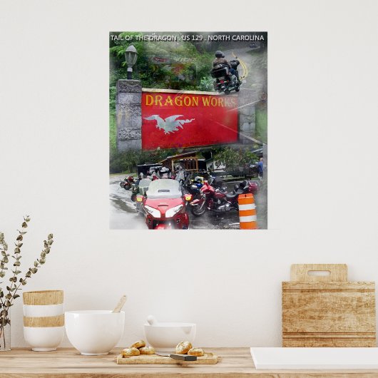 TAIL VAN DE DRAGON POSTER (Keuken)