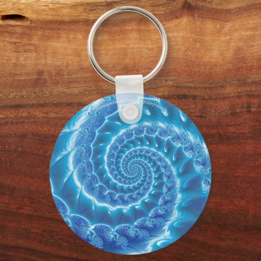 Tail van de Ice Dragon Sleutelhanger (Voorkant)