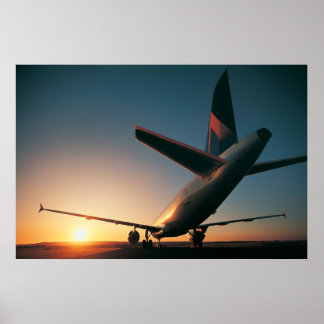 Tail van de Rising Sun - Airbus A320 Poster